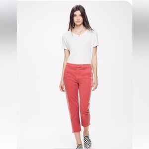 Mother Shaker Prep Fray Jeans Killing Time Size 24 Made in USA